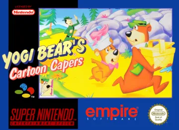 Yogi Bear's Cartoon Capers (Europe) box cover front